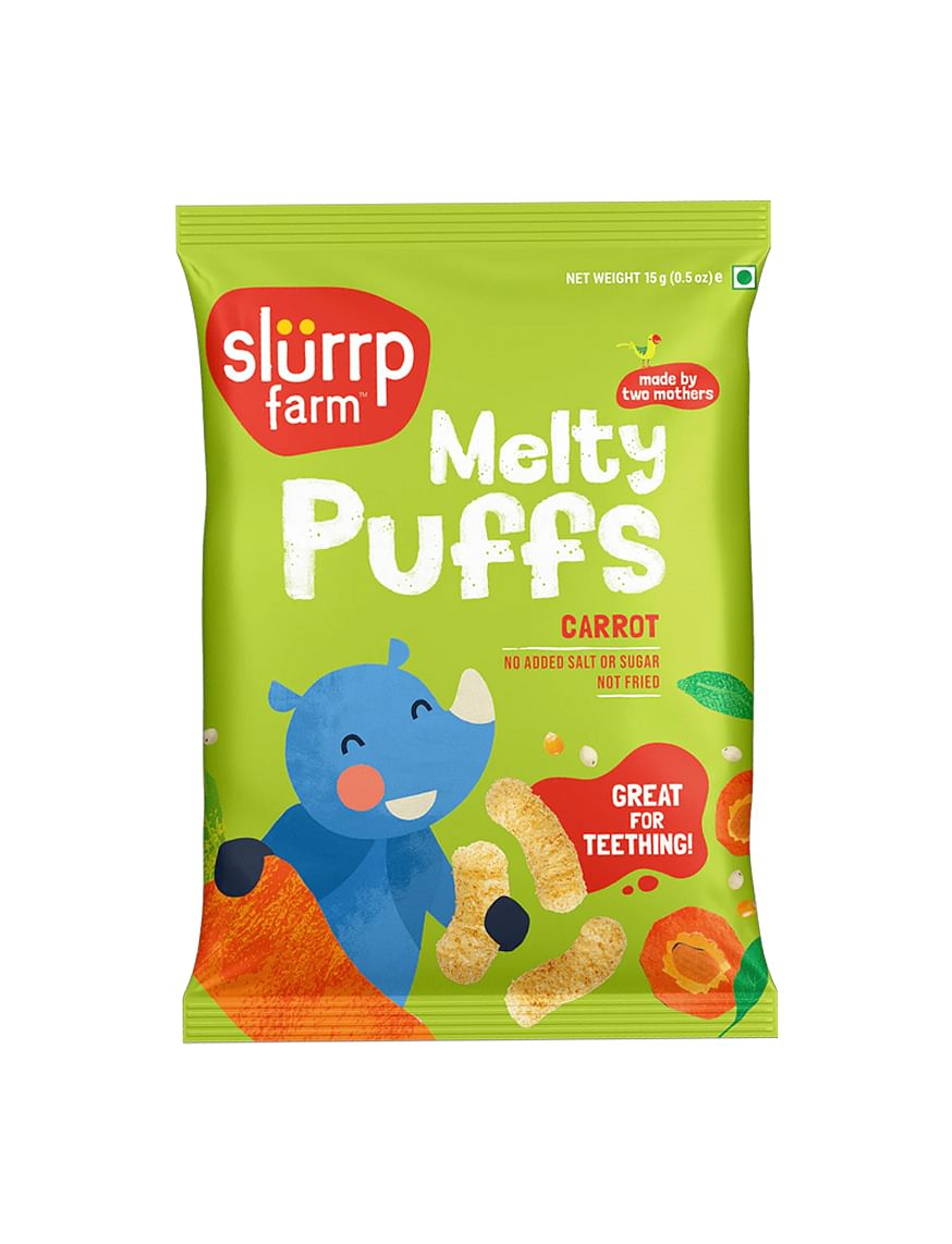 Melty Puffs - Carrot Flavor - 2 Pack