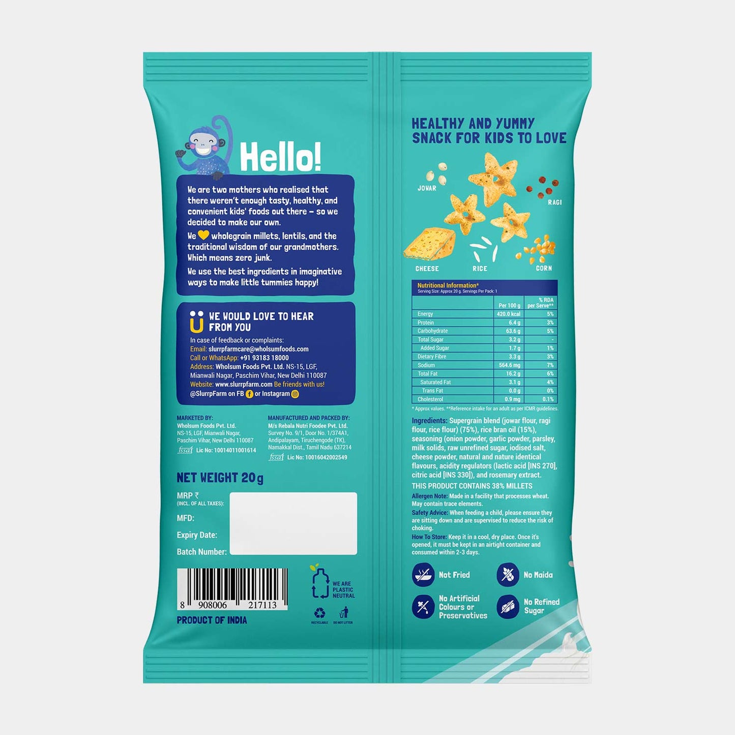 Mighty Puff - Cheese & Herbs - 2 Pack