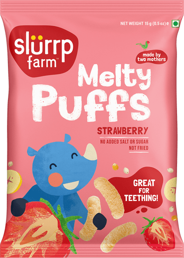 Melty Puffs - Strawberry Flavor