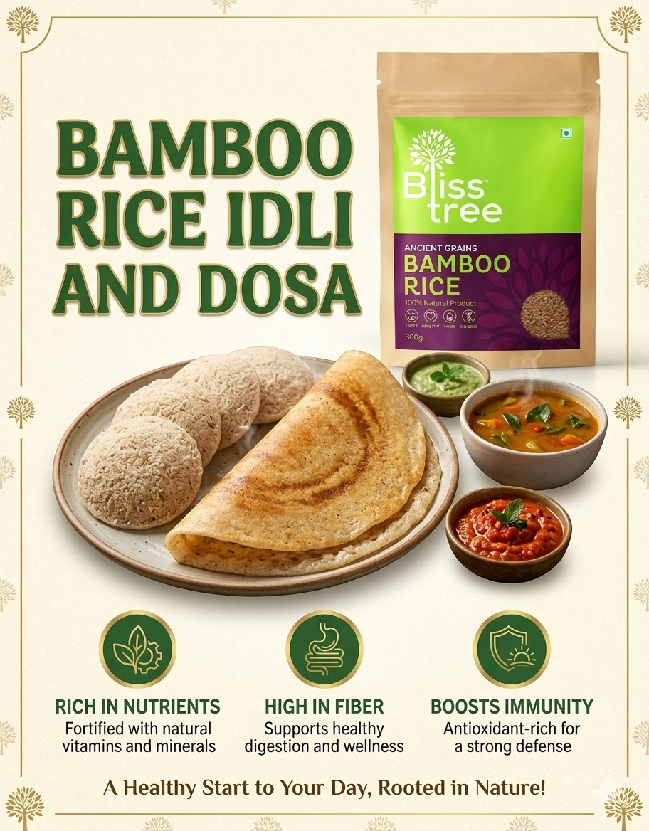 Experience the nutrition of ancient grains with the perfect fluffy Idlis and crispy Dosas.