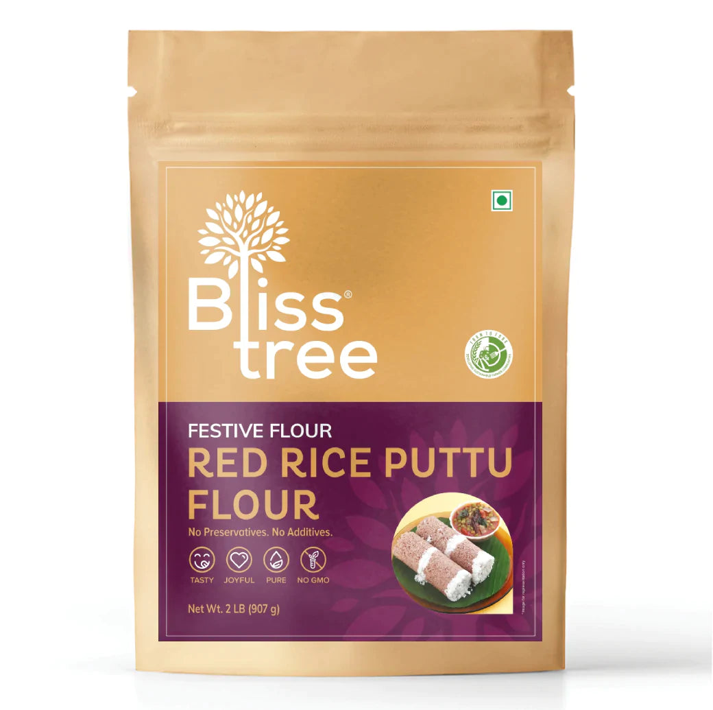 Blisstree Red Rice Puttu Flour - 2lb