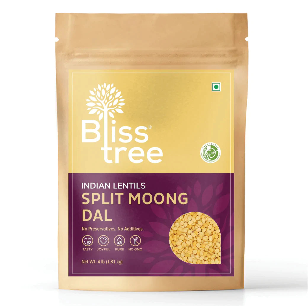 Blisstree Split Moong Dal (Yellow) - 4lb