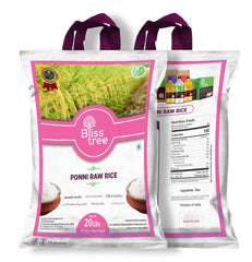 Blisstree Ponni Rice - 20lb