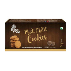 Blisstree Multi Millet Palm Jaggery Cookies - 75g