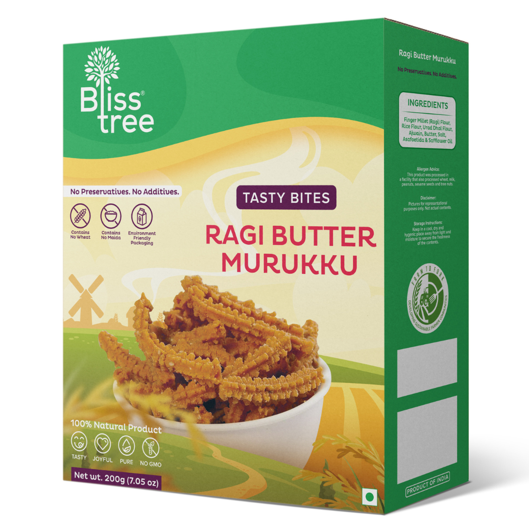 Blisstree Ragi Butter Murukku - 200g