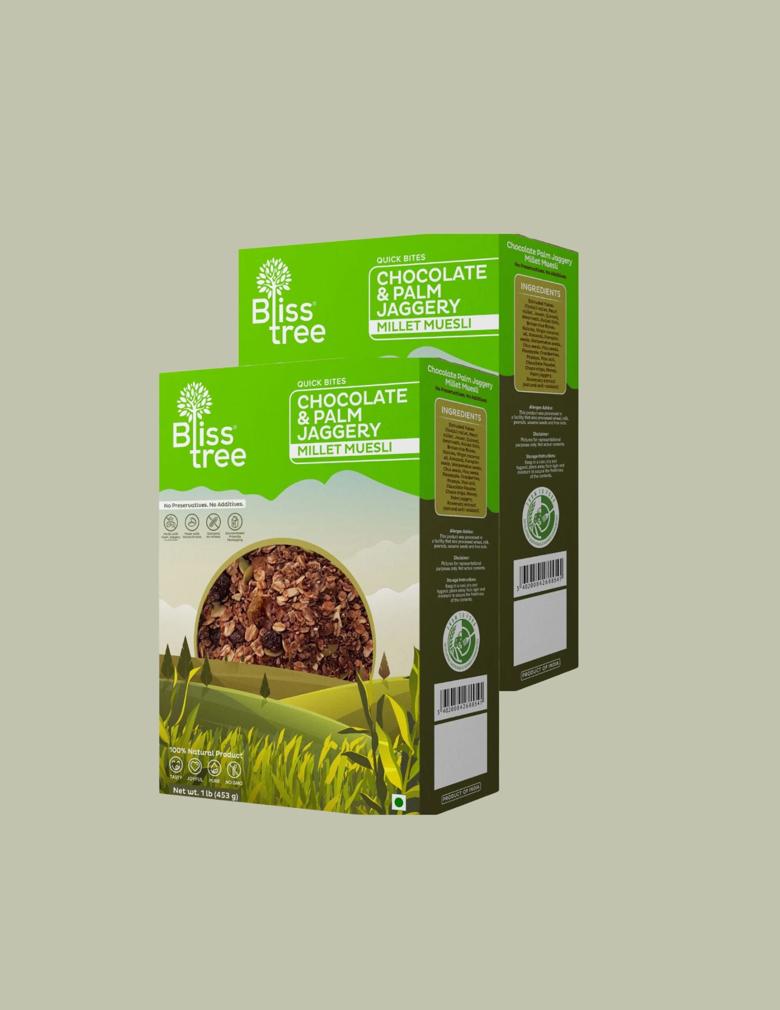 Chocolate & Palm Jaggery Millet Muesli - 2lb
