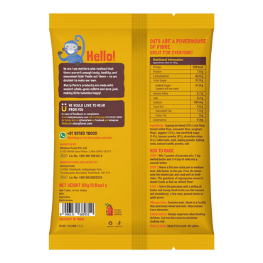 Slurrp Farm Banana Choco-Chip Millet Pancake - 50g