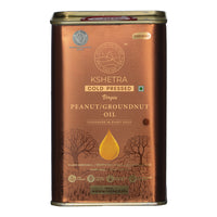 Kshetra Cold Pressed Peanut Oil (Virgin) - 1 L