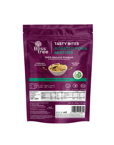 Blisstree Roasted Poha Mixture - 400g