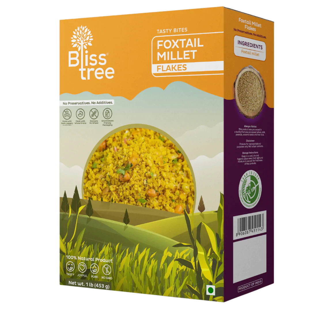 Blisstree Foxtail Millet Flakes - 1lb