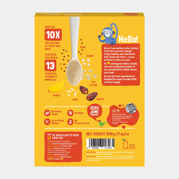 Cereal : Mango, Ragi & Rice Cereal