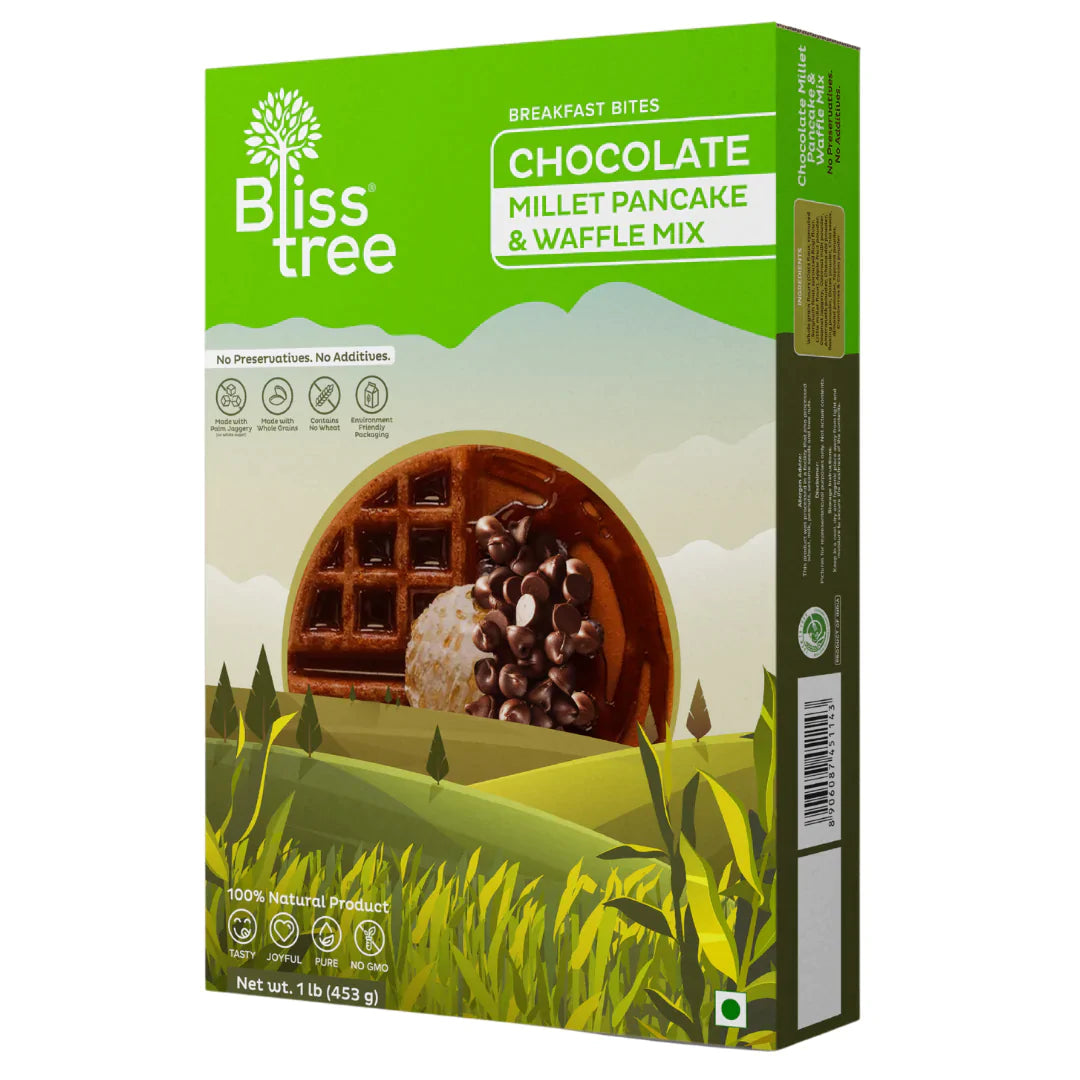 Chocolate Millet Pancake & Waffle Mix - 1 lb