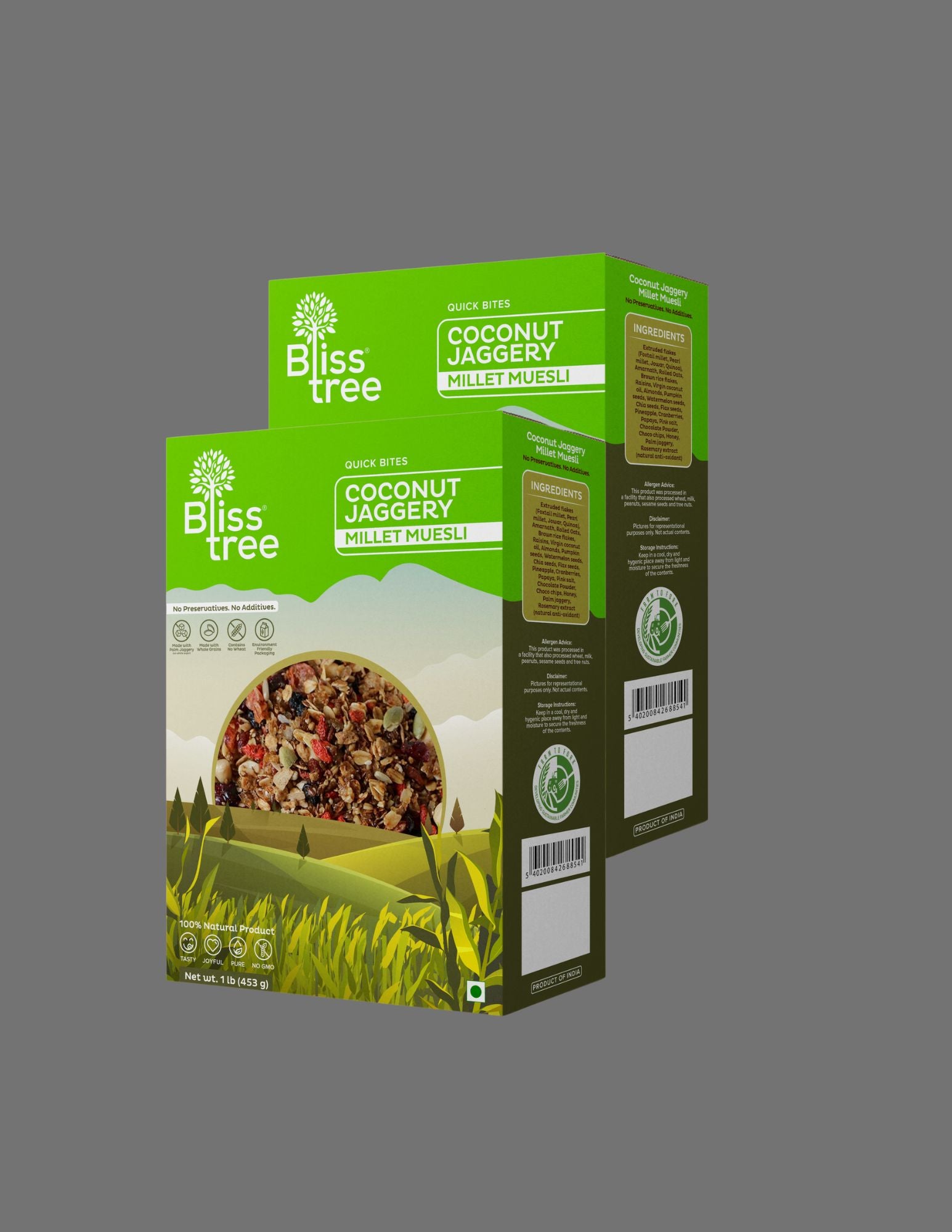 Coconut Jaggery Millet Muesli - 2lb
