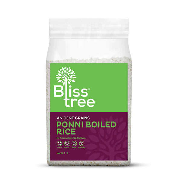 Ponni Boiled Rice -  Semi-polished  - 2lb
