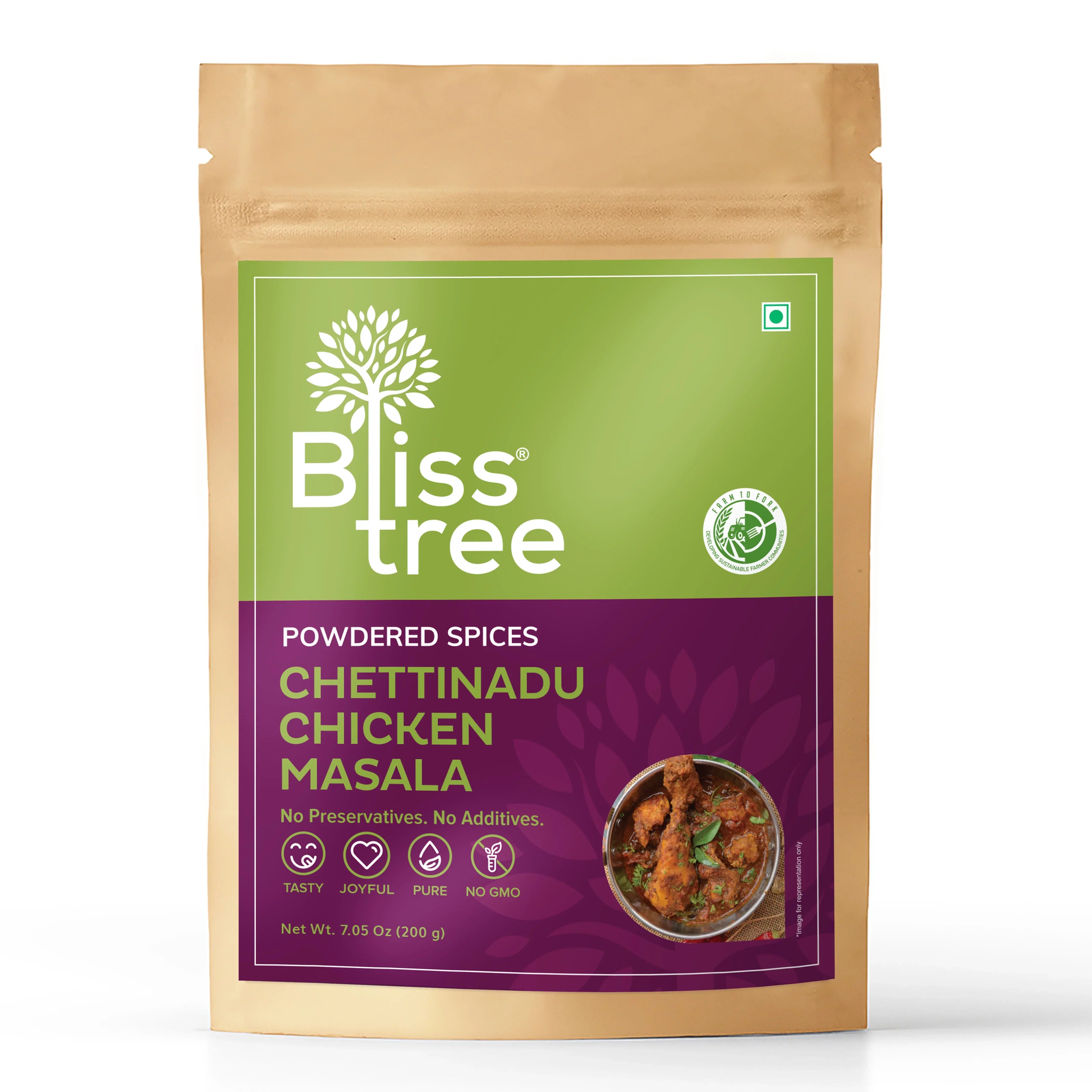 Blisstree Chettinadu Chicken Masala - 200g