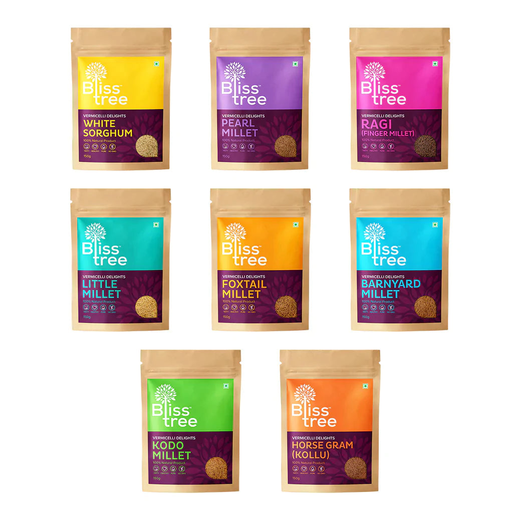 Blisstree Millet Vermicelli Combo - Pack of 8