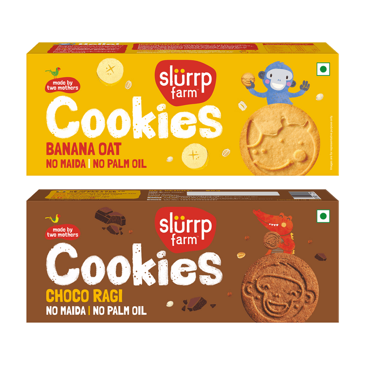 Slurrp Farm Choco Ragi Cookies - 80g