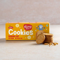 Slurrp Farm Banana Oat Cookies - 80g