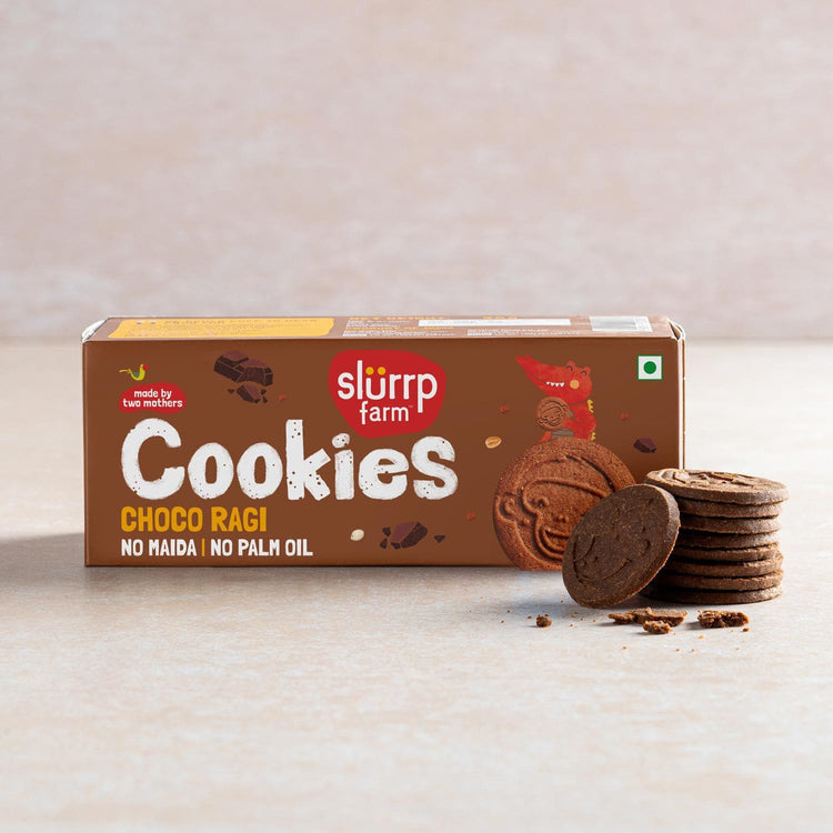 Slurrp Farm Choco Ragi Cookies - 80g