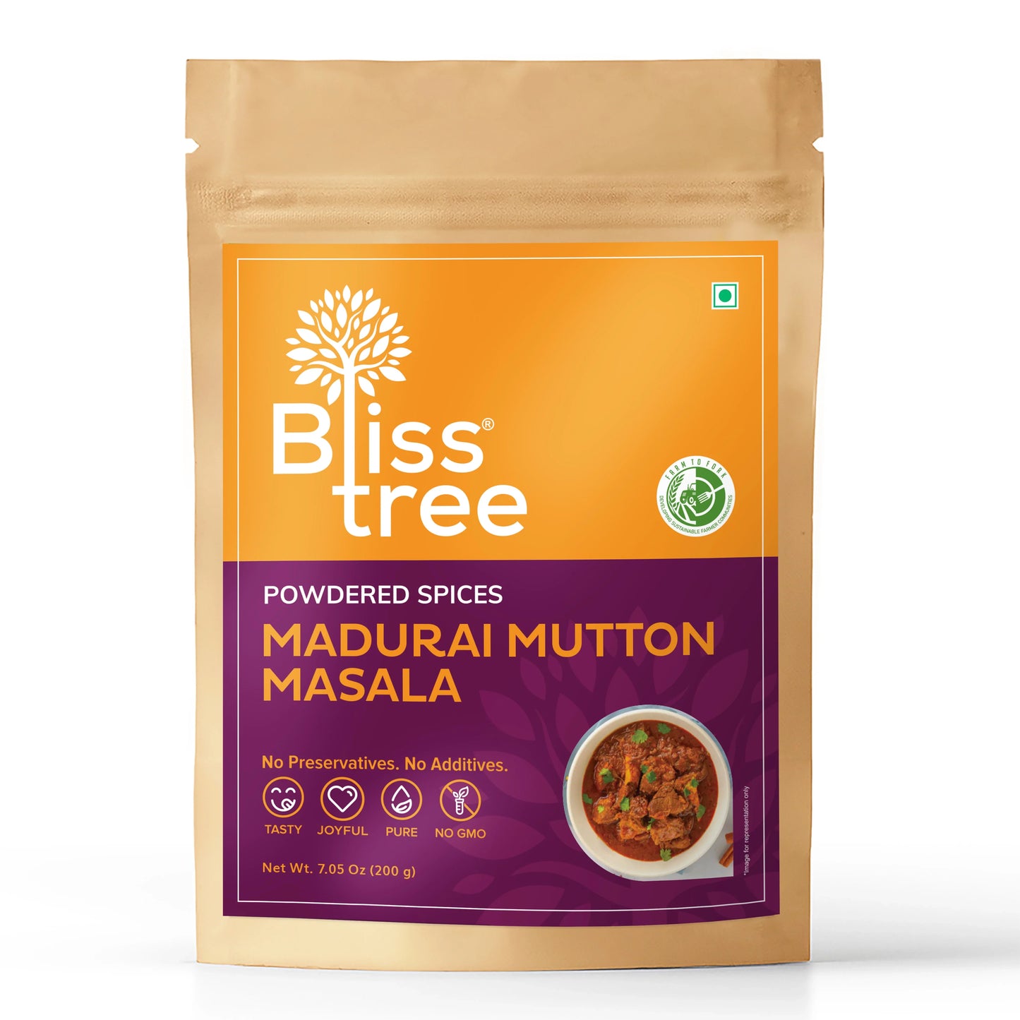 Blisstree Madurai Mutton Masala - 200g