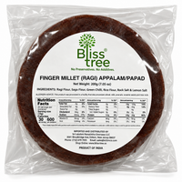 Blisstree Ragi (Finger Millet) Papad - 200g