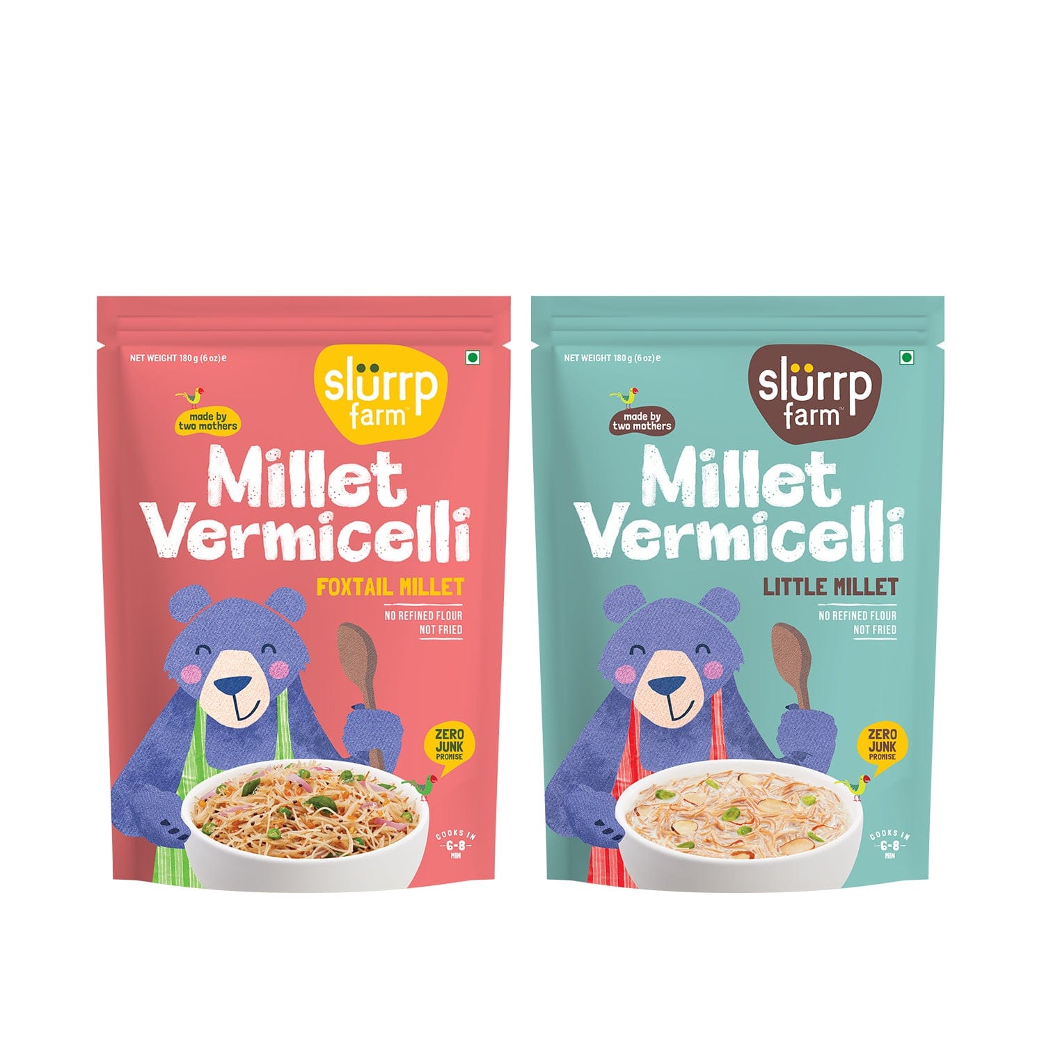 Slurrp Farm Vermicelli Combo ( Foxtail and Little)