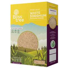 Blisstree Parboiled White Sorghum (Cholam/Jowar) - Non-Hybrid - 2lb
